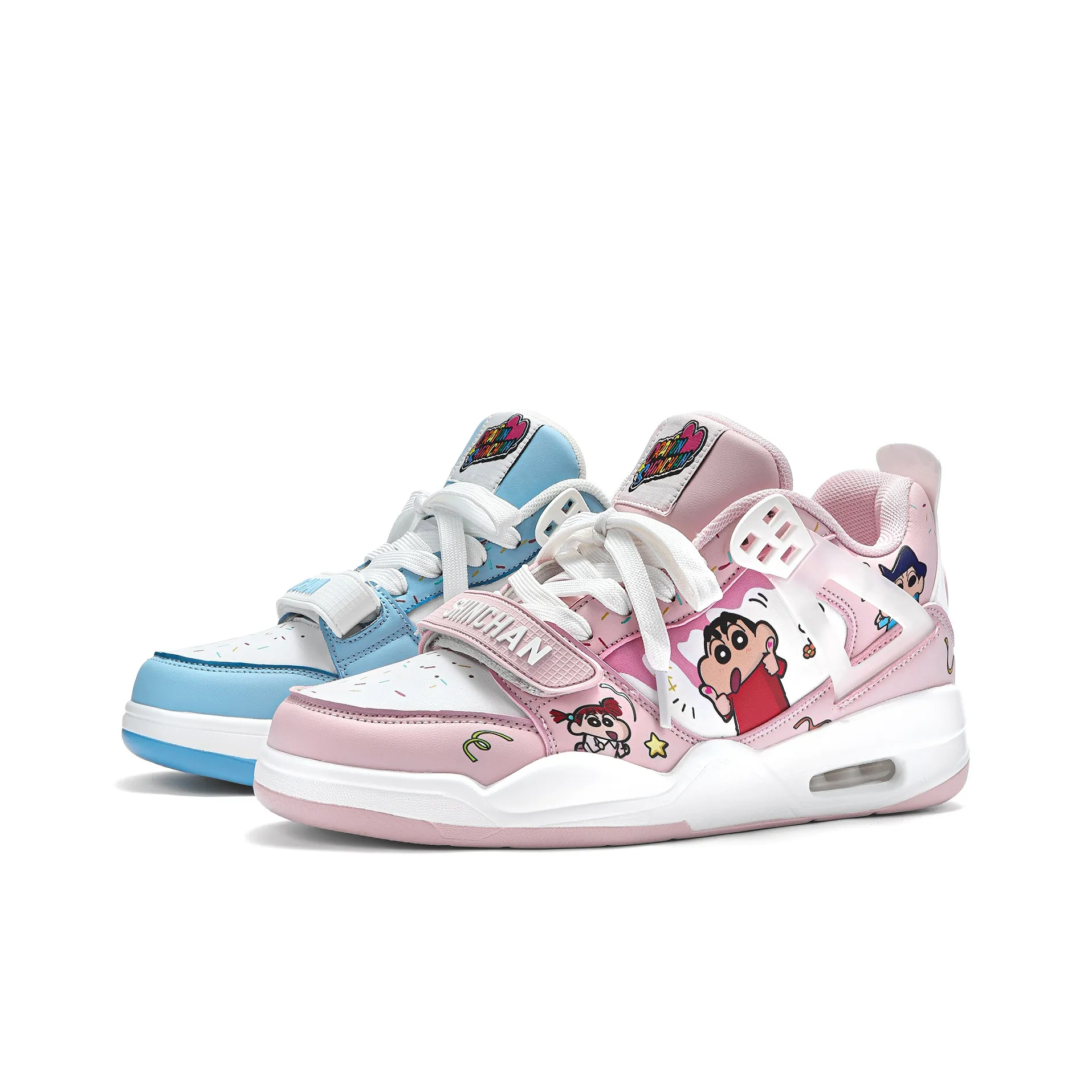 Crayon Shinchan Винтажные баскетбольные кроссовки High Top Унисекс