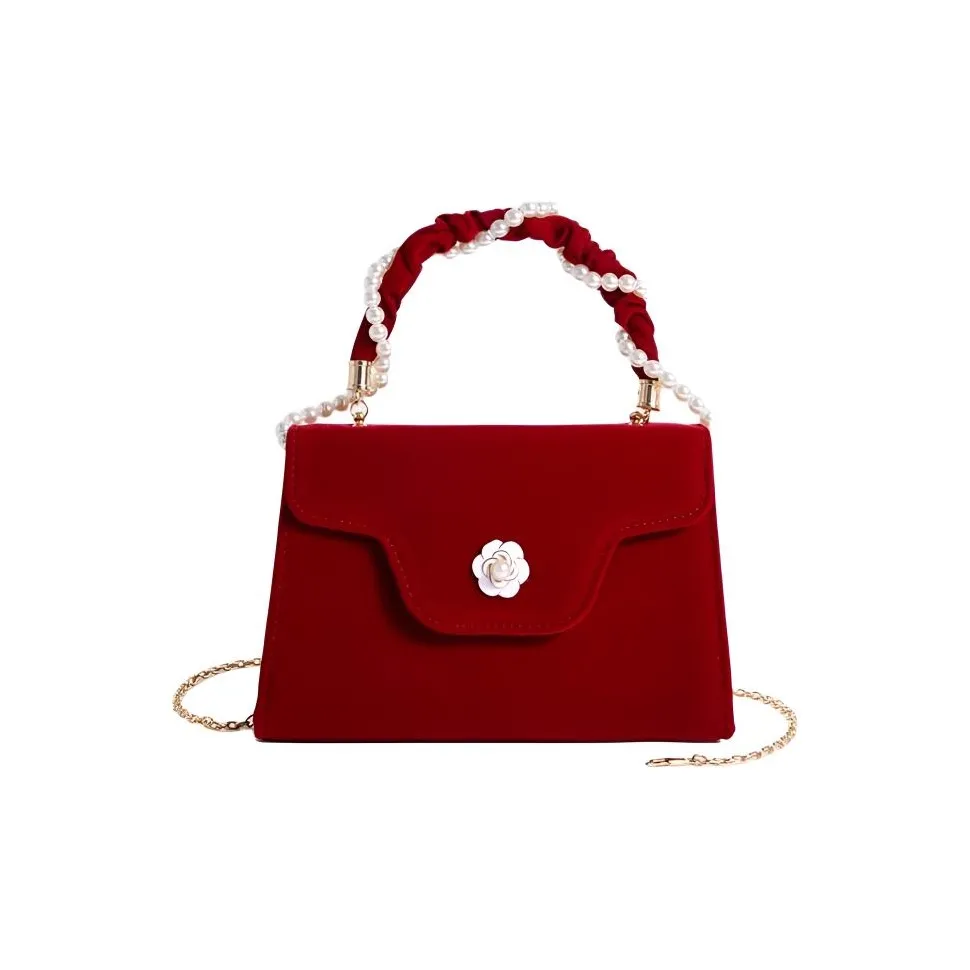 SMILE FOCUS Вельветовая сумка через плечо сумка для женщин красная