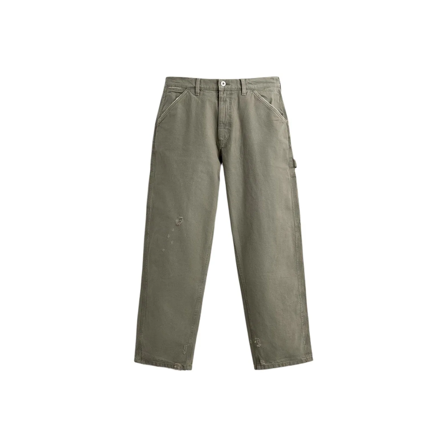 ZARA Light Green Men's Casual Pants ZARA Светло-зеленые Мужские Повседневные Штаны