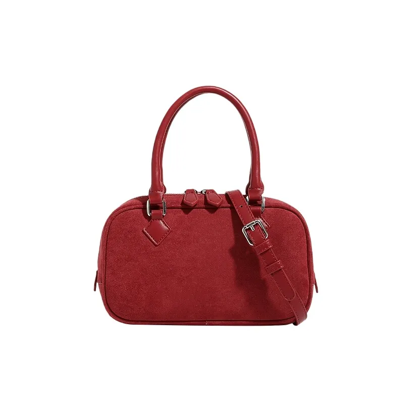 PESASRIE Сумка для боулинга из микрофибры сумка через плечо сумка для женщин бордовый