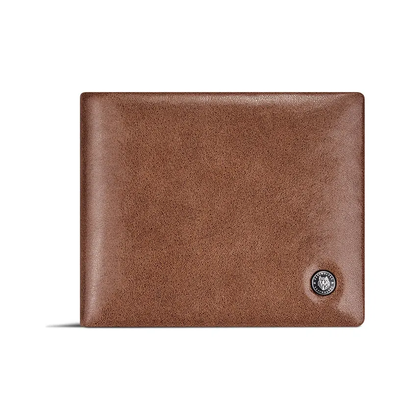 SEPTWOLVES Кошелек из натуральной коровьей кожи мужской хаки