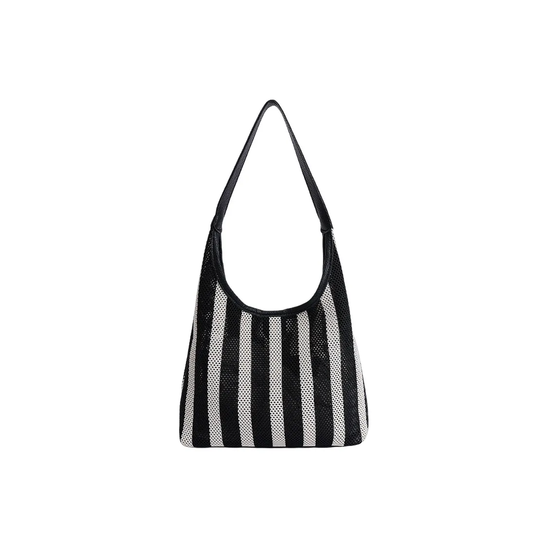 RKM Вязаная ткань Сумка-тоут Сумка через плечо Стандартная Женская Белая