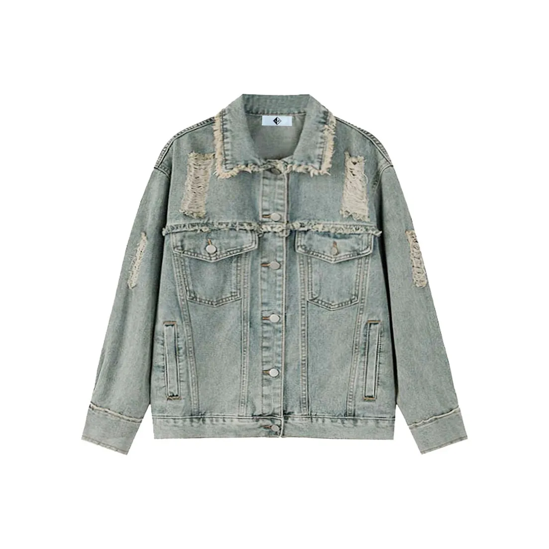 Mm Denim Jackets Women's Blue