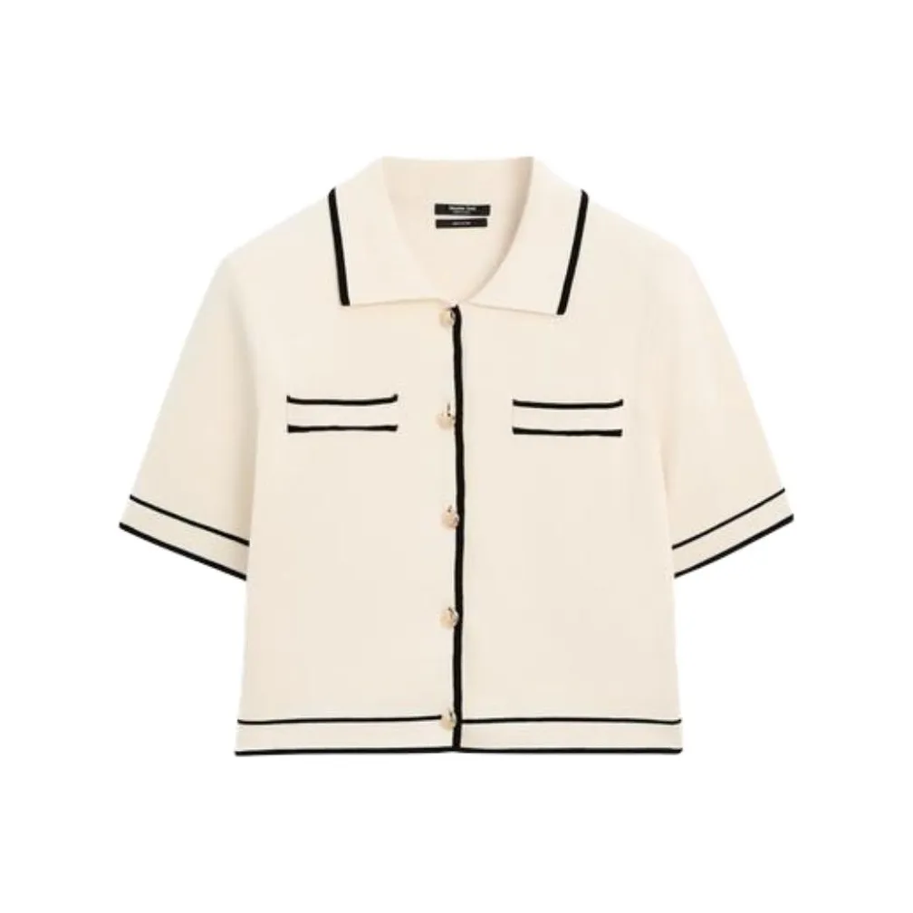 Massimo Dutti Экрю Женская Трикотажная Одежда