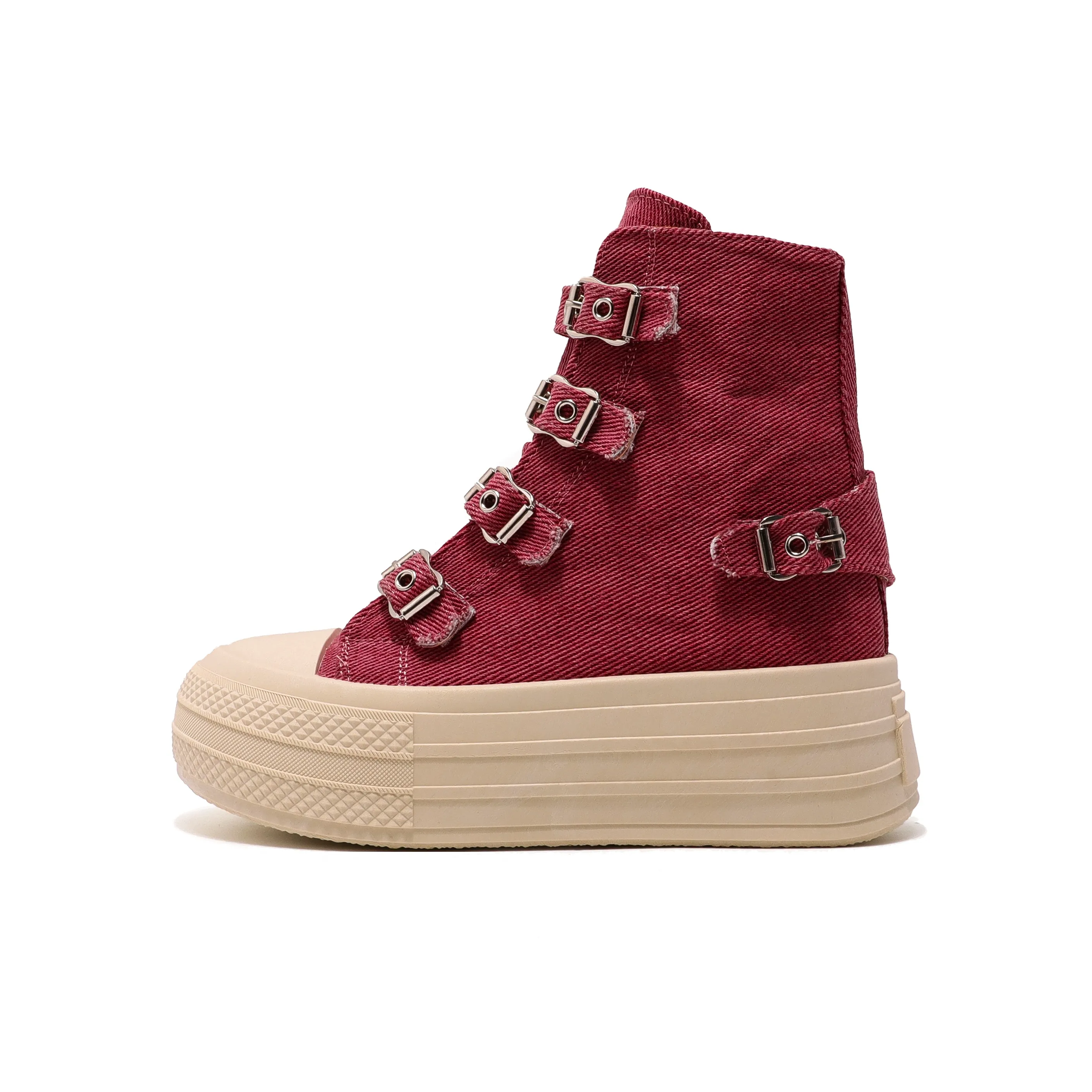 Yang Nianhua Устойчивые к истиранию покрытие Высокие кеды Женские