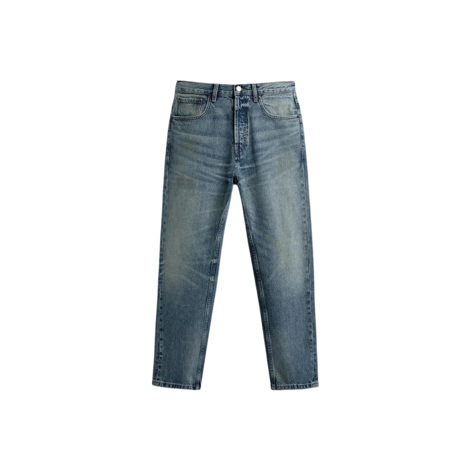 ZARA Medium Blue Men's Jeans ZARA Средне-синие мужские джинсы