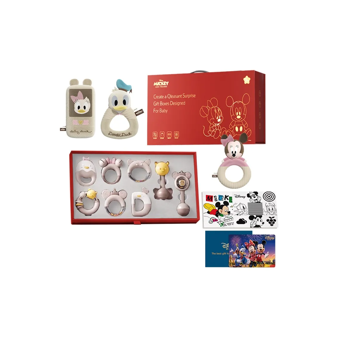 Disney Baby Soothing Toy Newborn Baby Box Малыш Full Moon Коробка Звонящий Колокольчик