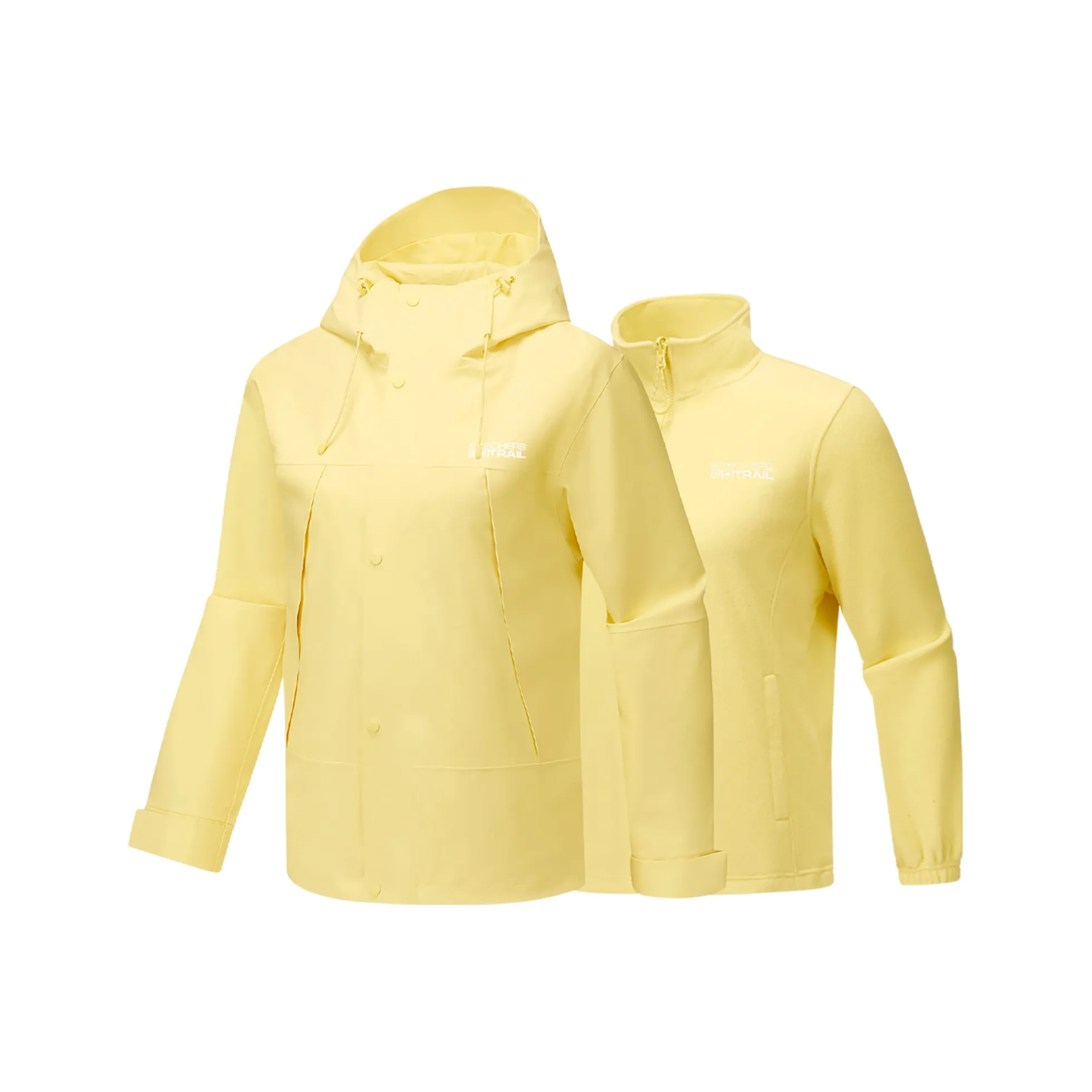 Skechers Водонепроницаемый Ветрозащитный Дышащий Водоотталкивающий Термостатический ветровка Женские