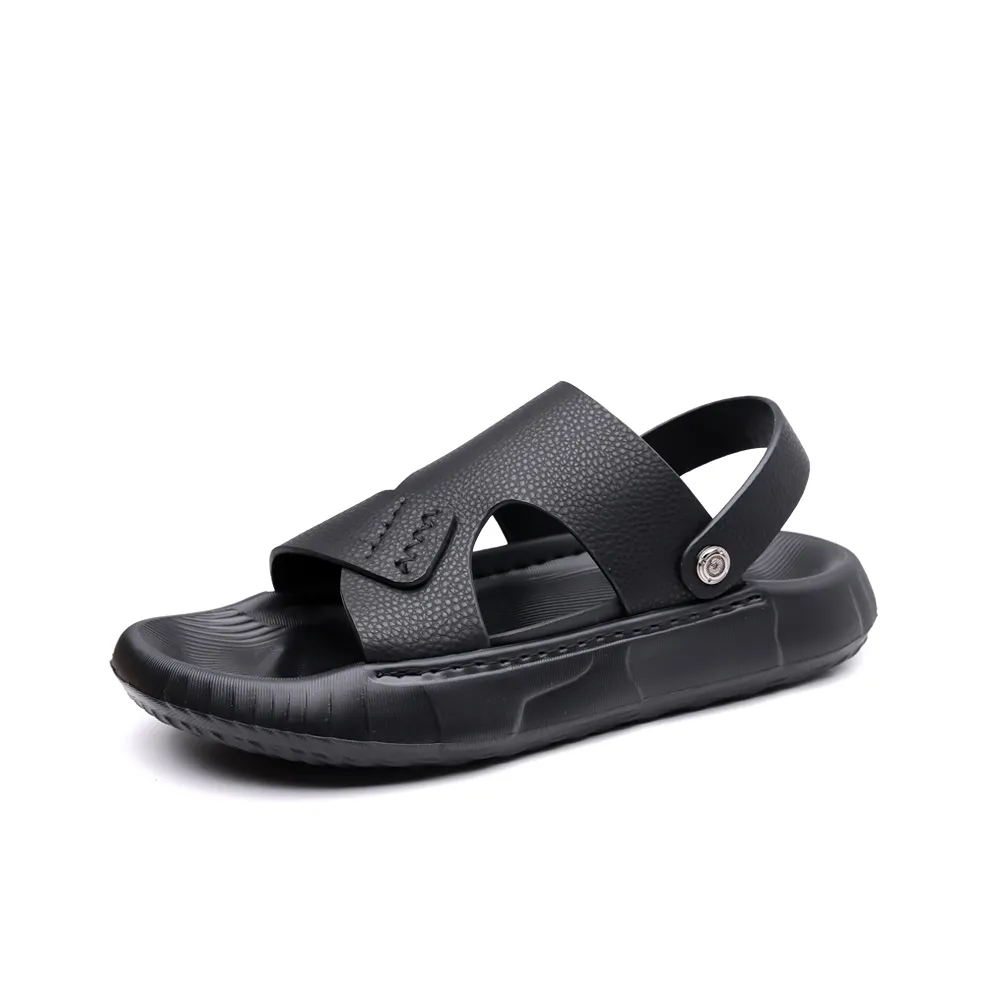 CKVUSAMG Пляжные сандалии Мужские Черные