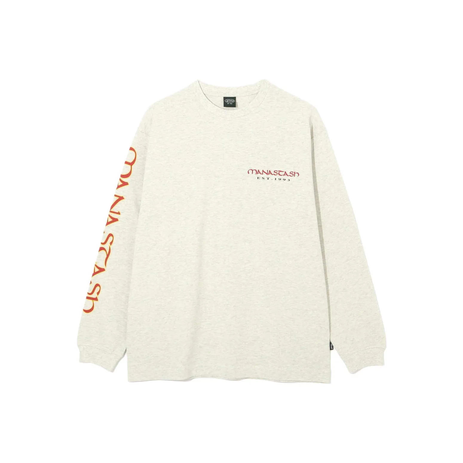 Manastash Конопля L S футболка Yaka Vegas Овсянка T рубашка Мужская