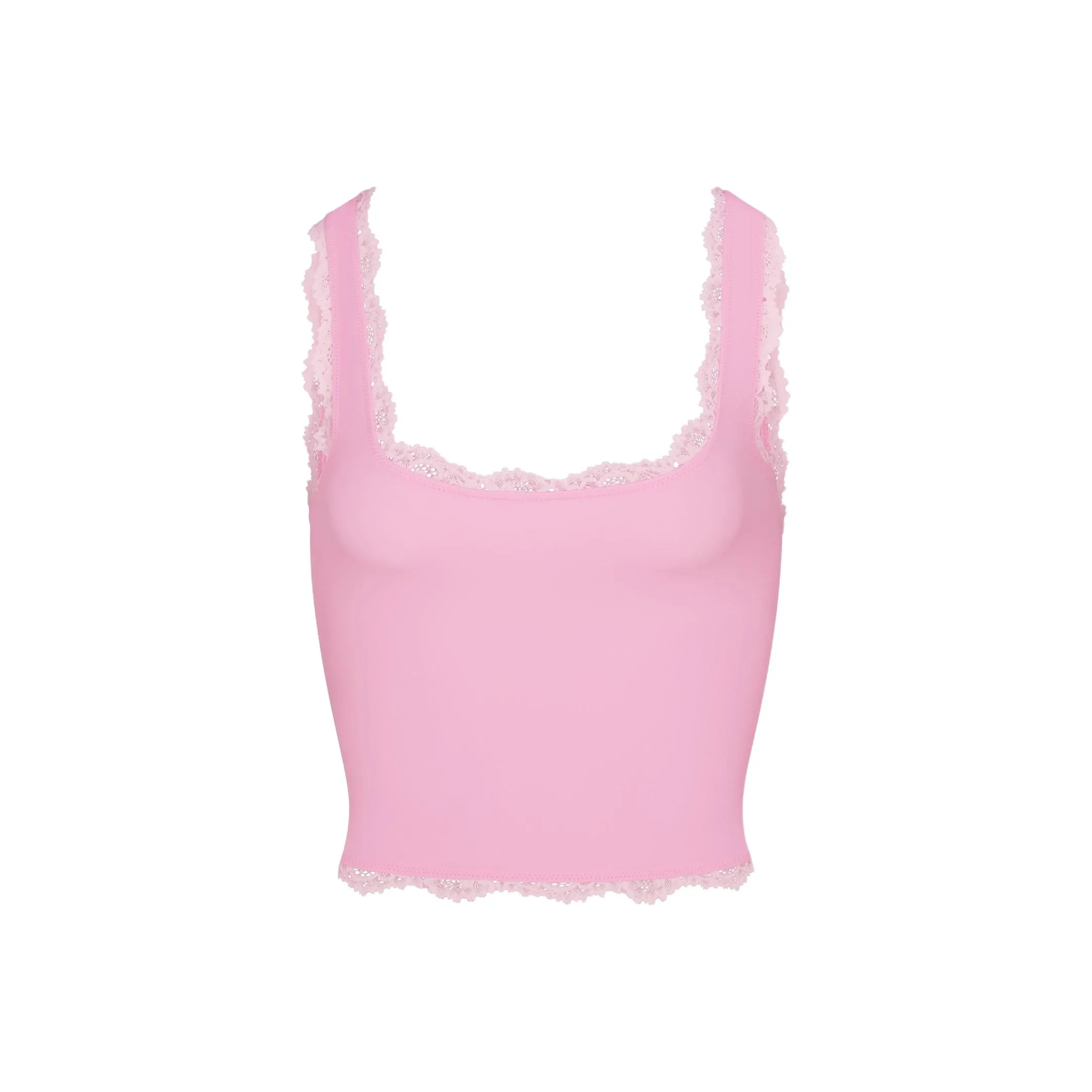 SKIMS Bubblegum Tonal/Цвет жвачки Тон Женские Майки