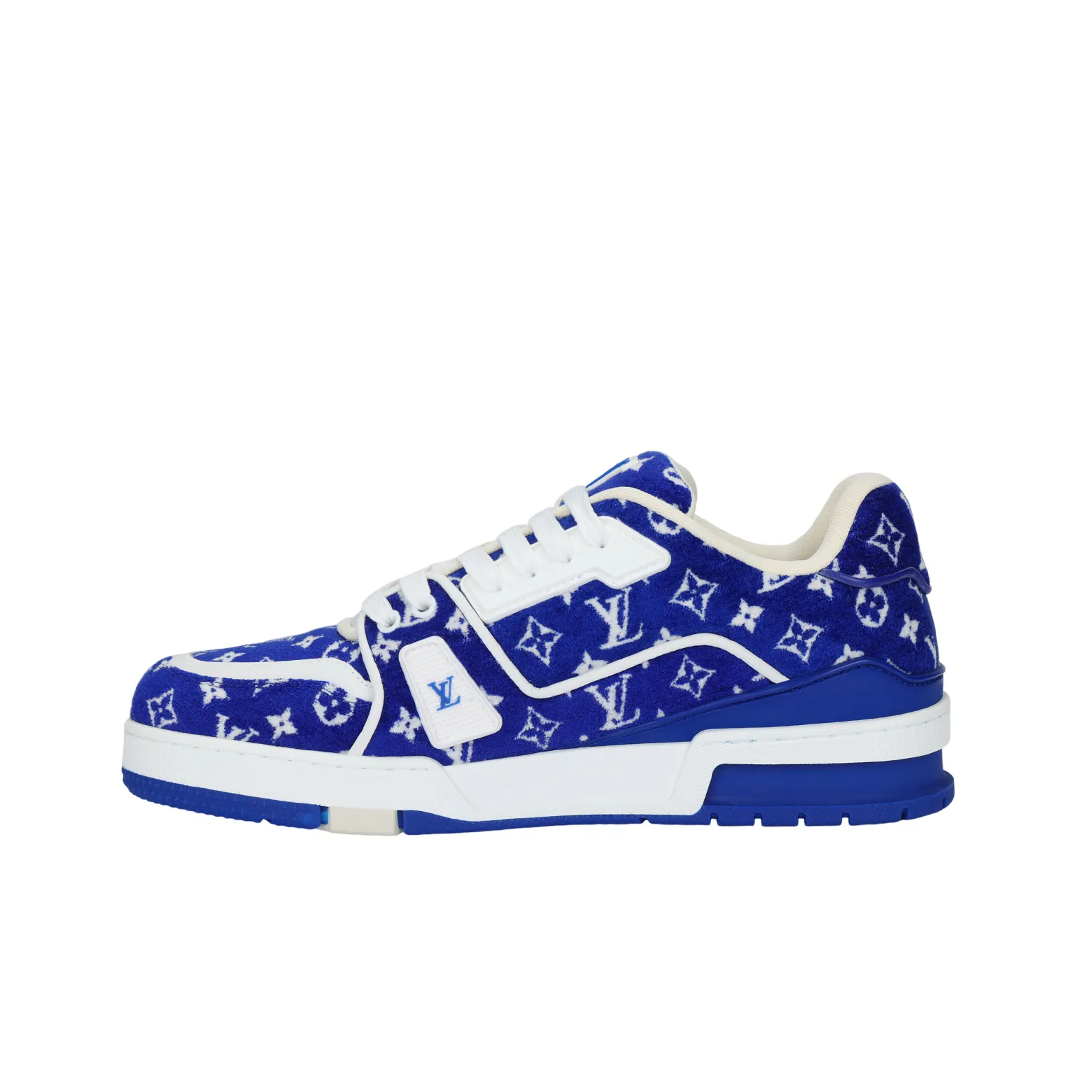 LOUIS VUITTON Trainer Blue Monogram Textile