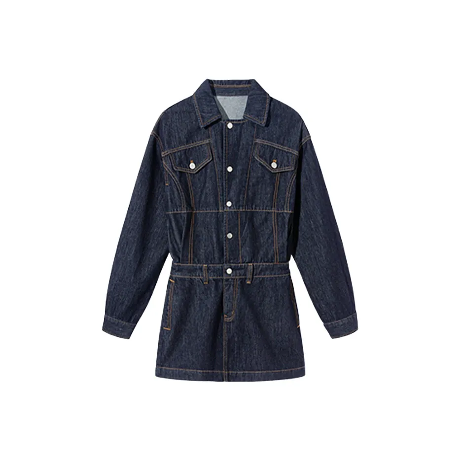 BELOVED STARRY Длинное платье с длинными рукавами женское