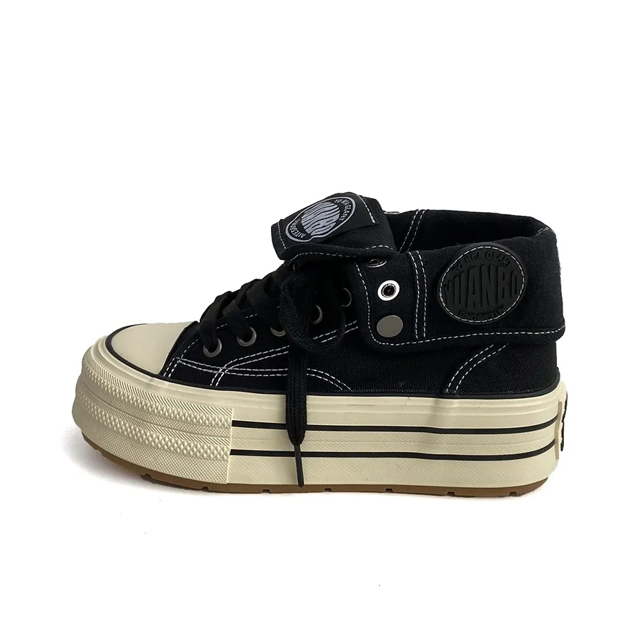 Lanza Аbrasion Resistant Легкие Увеличивающие Высоту Высокие Кроссовки для Скейтбординга Женские