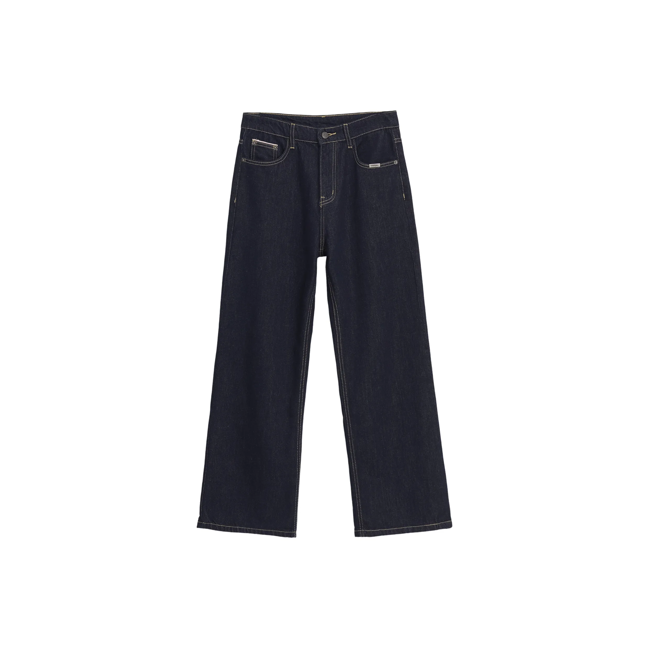 ENTONG Оригинальные джинсы из денима, синие, унисекс