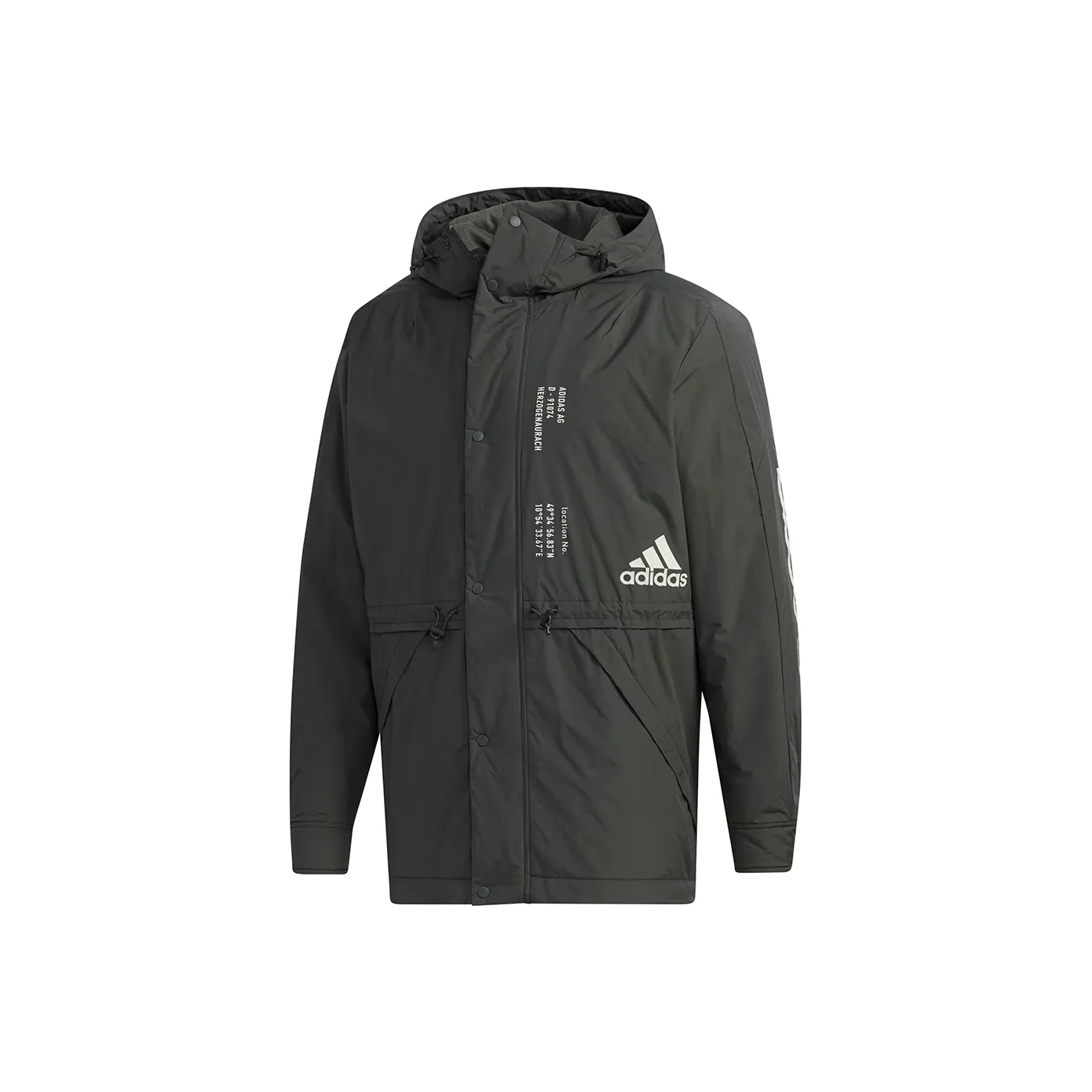 Adidas M MHS WD HB LGER 24 7 Setup Tech Куртки Пальто Мужской Яшмовый