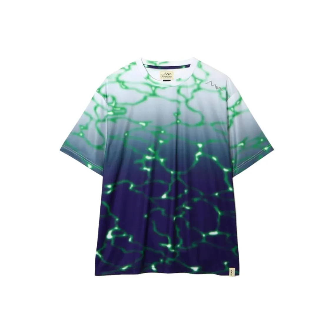 Manastash Lithium Tie Dye Топ Фиолетовый T Рубашка Мужская