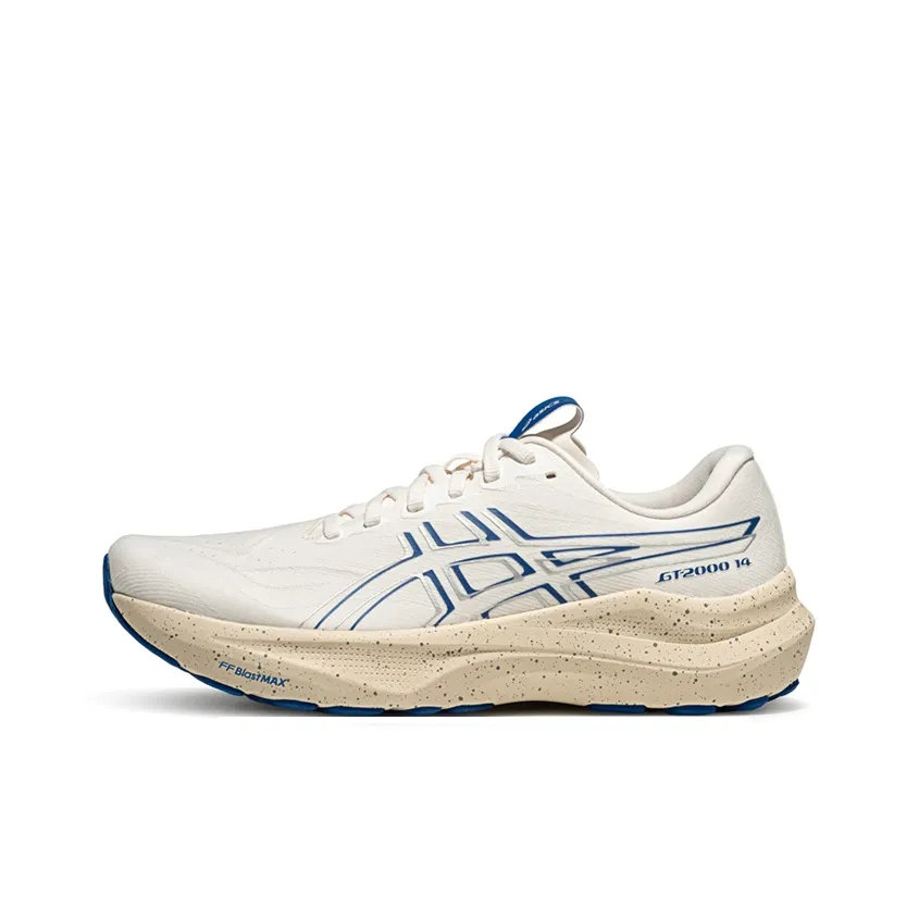 ASICS GT 2000 14 Дышащий AHAR+ Повседневный Городской Коммутирование Беговые кроссовки Мужской Белый Синий