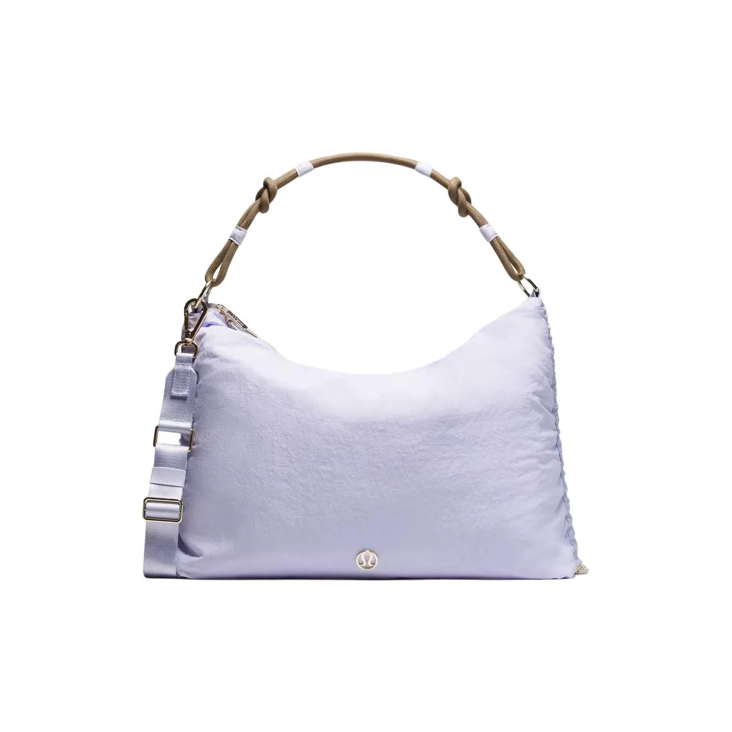 Lululemon Convertible Нейлоновая Сумка через плечо Сумка Большая Женская Фиолетовая