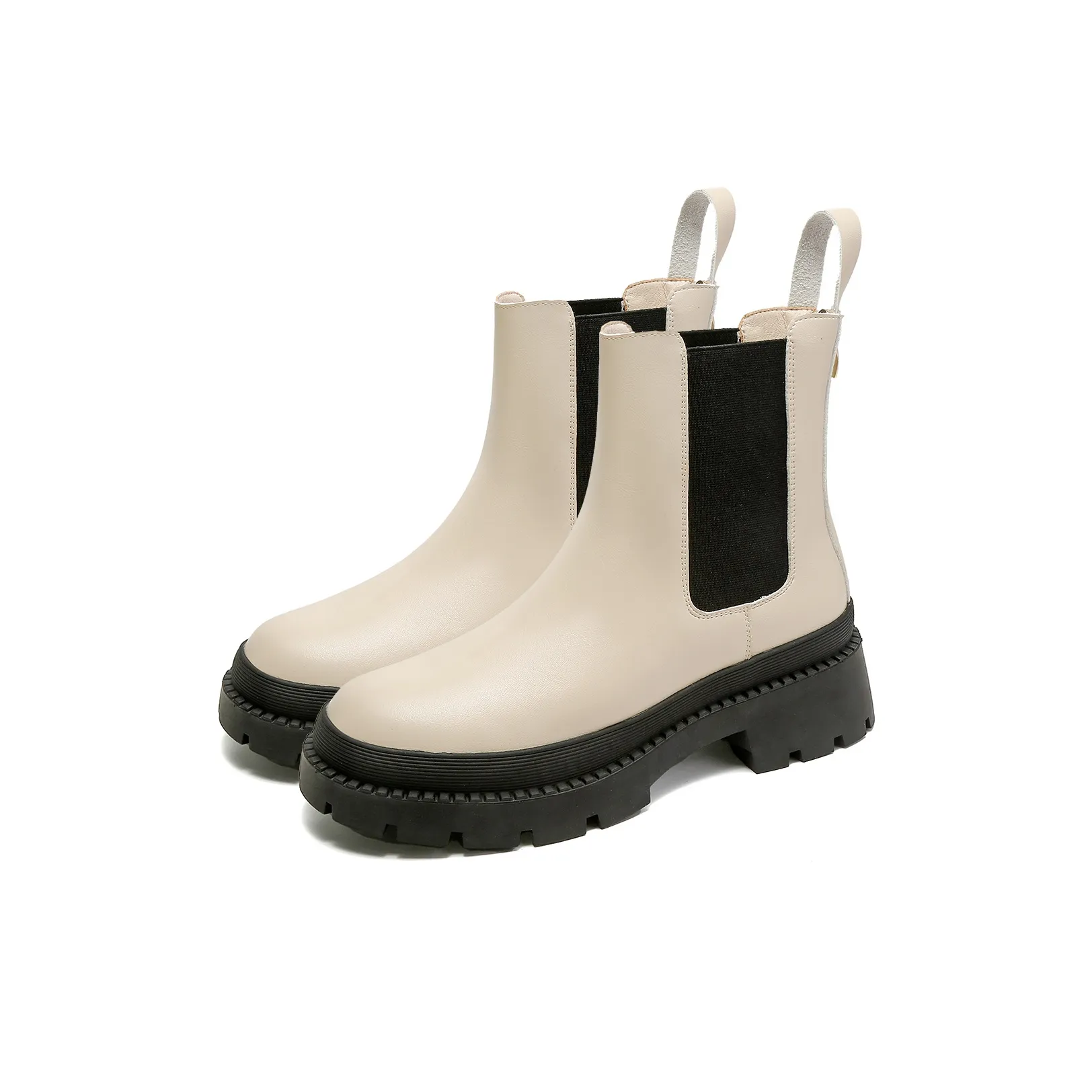 FOXER Короткий Челси Женские Бежевый