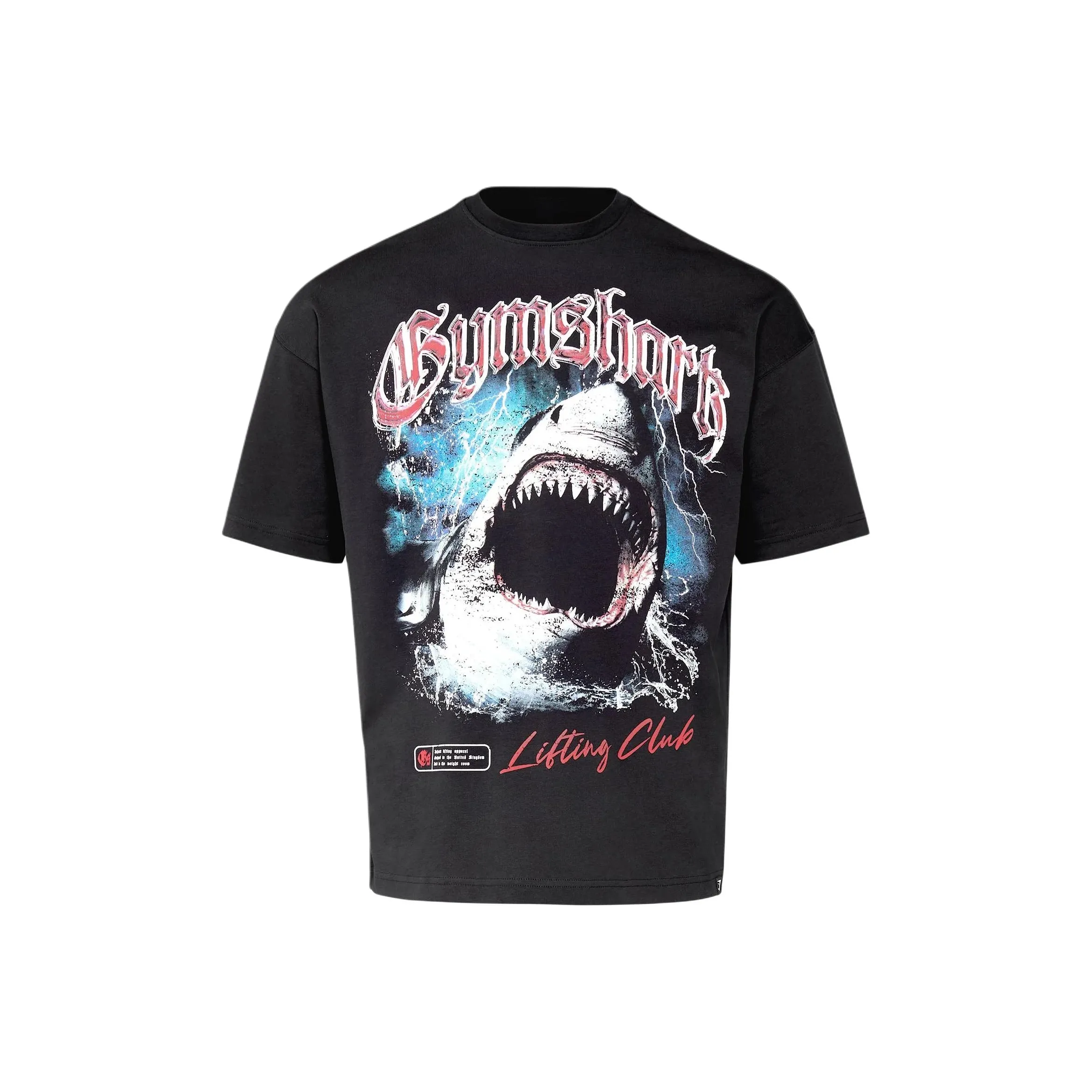 GYMSHARK Черные Мужские T-рубашки