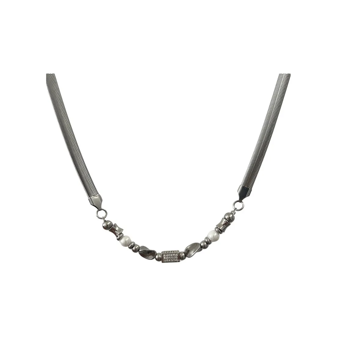 66ROUTE 66 Титановые стальные ожерелья мужские