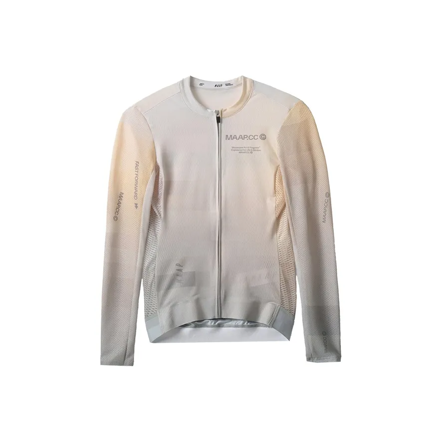 MAAP Длинный рукав Велосипедная одежда Женская Желтая