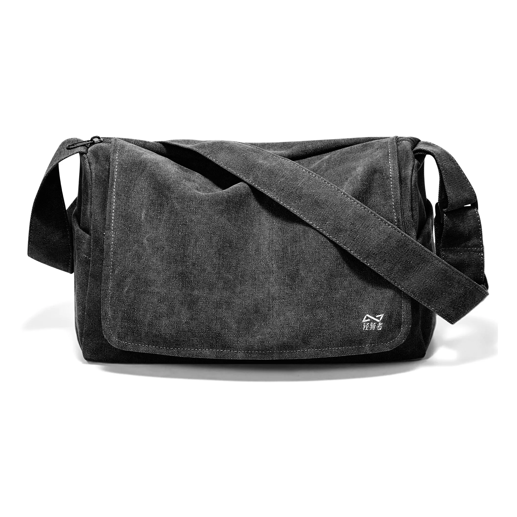 KEYSTREET Холст Сумка через плечо Мужская Черная Хаки