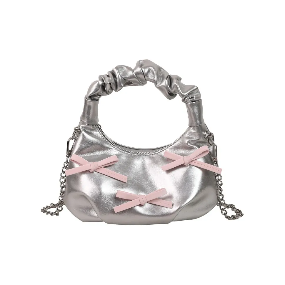 FCTOSSR ПУ (полиуретан) Через плечо Сумка Женская Серебряная Черная Желтая Зеленая Розовая