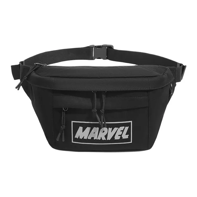 Disney Marvel Ткань Сумка через плечо Сумка-слинг Сумка на пояс Унисекс Черная