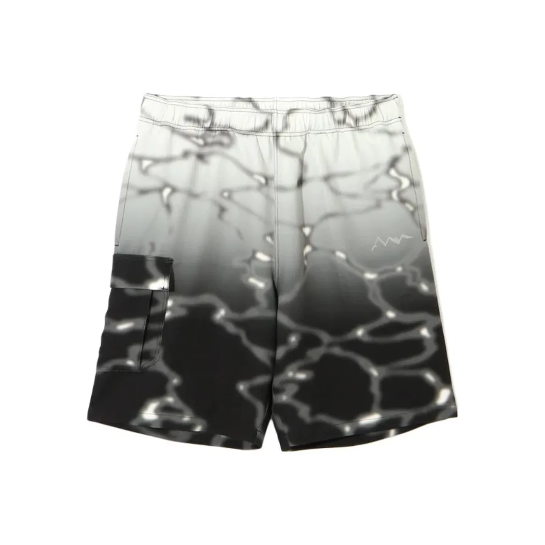 Manastash Lithium Tie Dye Короткие Черные Повседневные Шорты Мужские