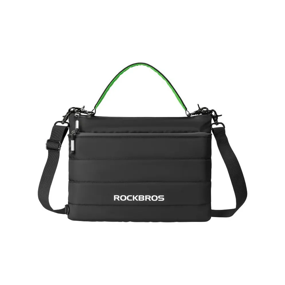ROCKBROS Нейлоновая сумка через плечо сумка через плечо унисекс черный