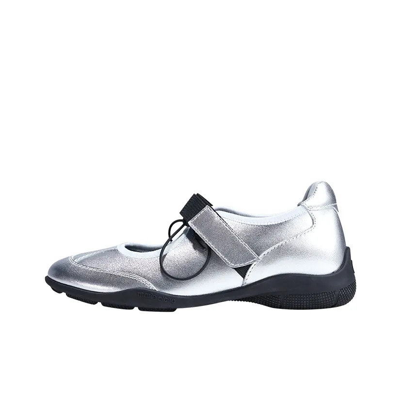 Marie Claire Mary Jane Shoes Женские Сияющий Серебристый