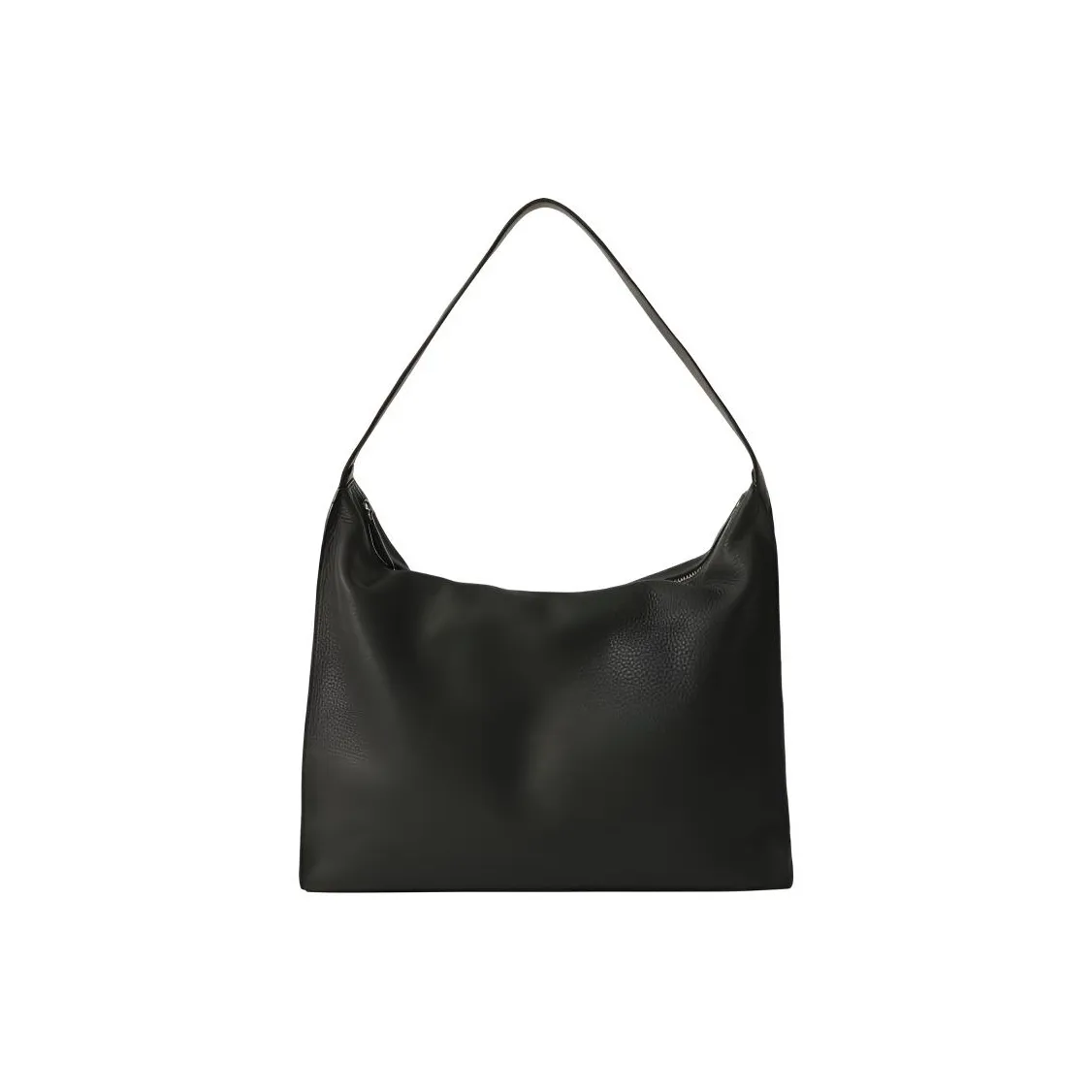 NOTHING WRITTEN Cow Leather Shoulder Bag Mini Women's Black