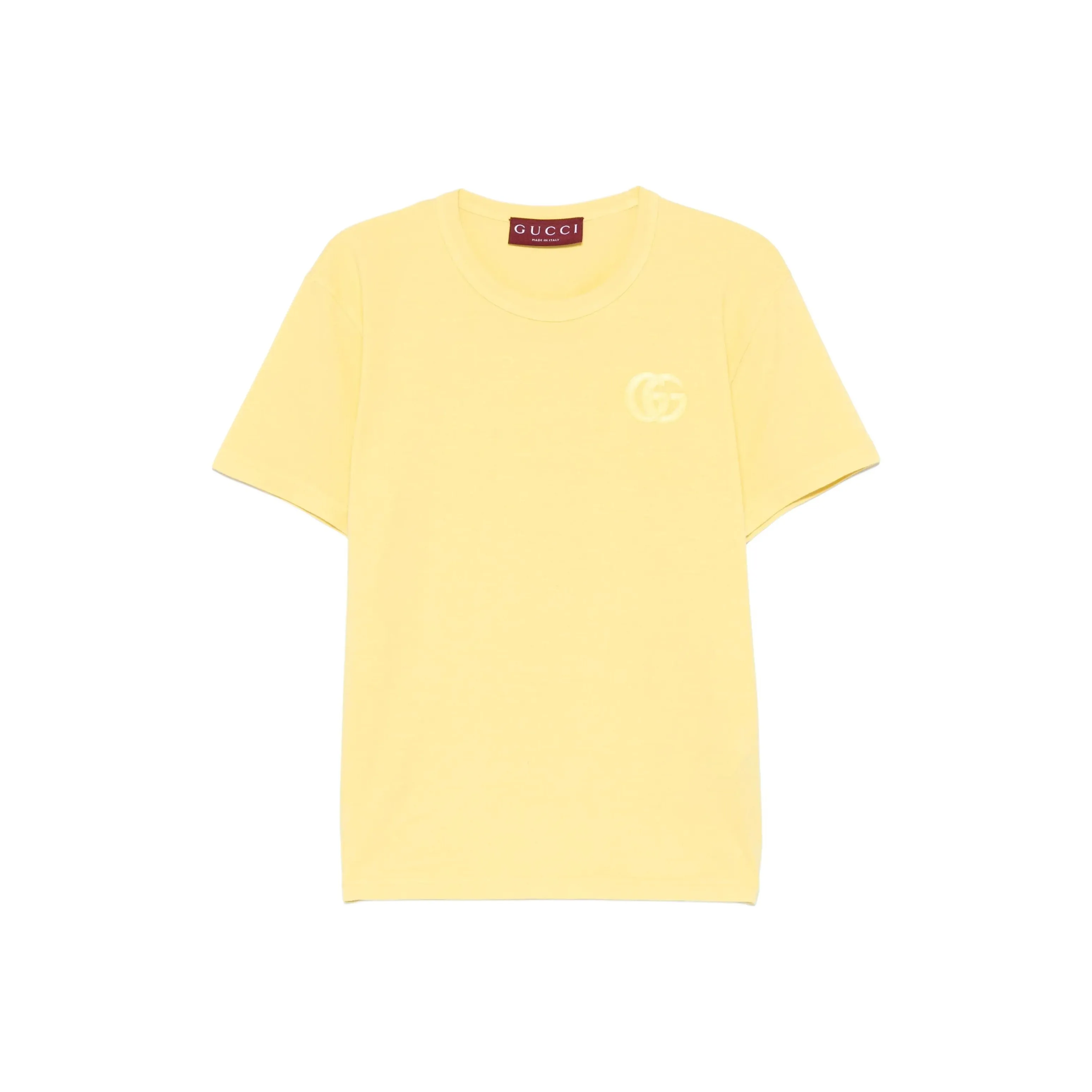 GUCCI Embroidered Cotton T shirt