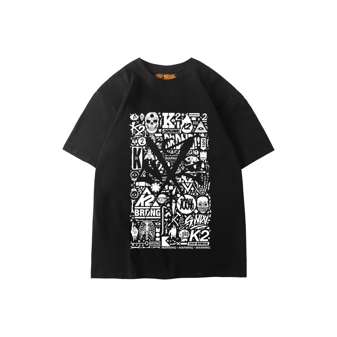 NUCLEAR EXPLOSION Короткий рукав T-рубашки Мужской