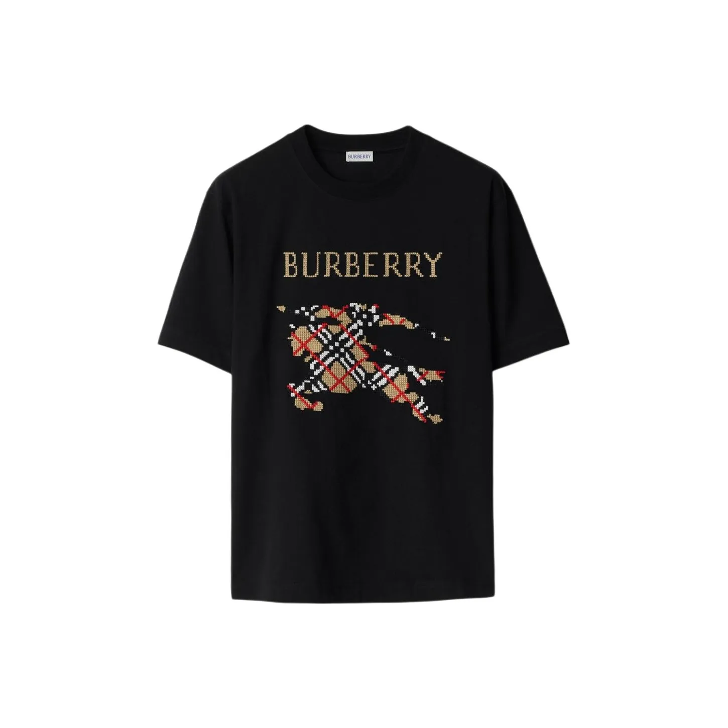 Burberry SS25 T-Shirt Мужской Черный