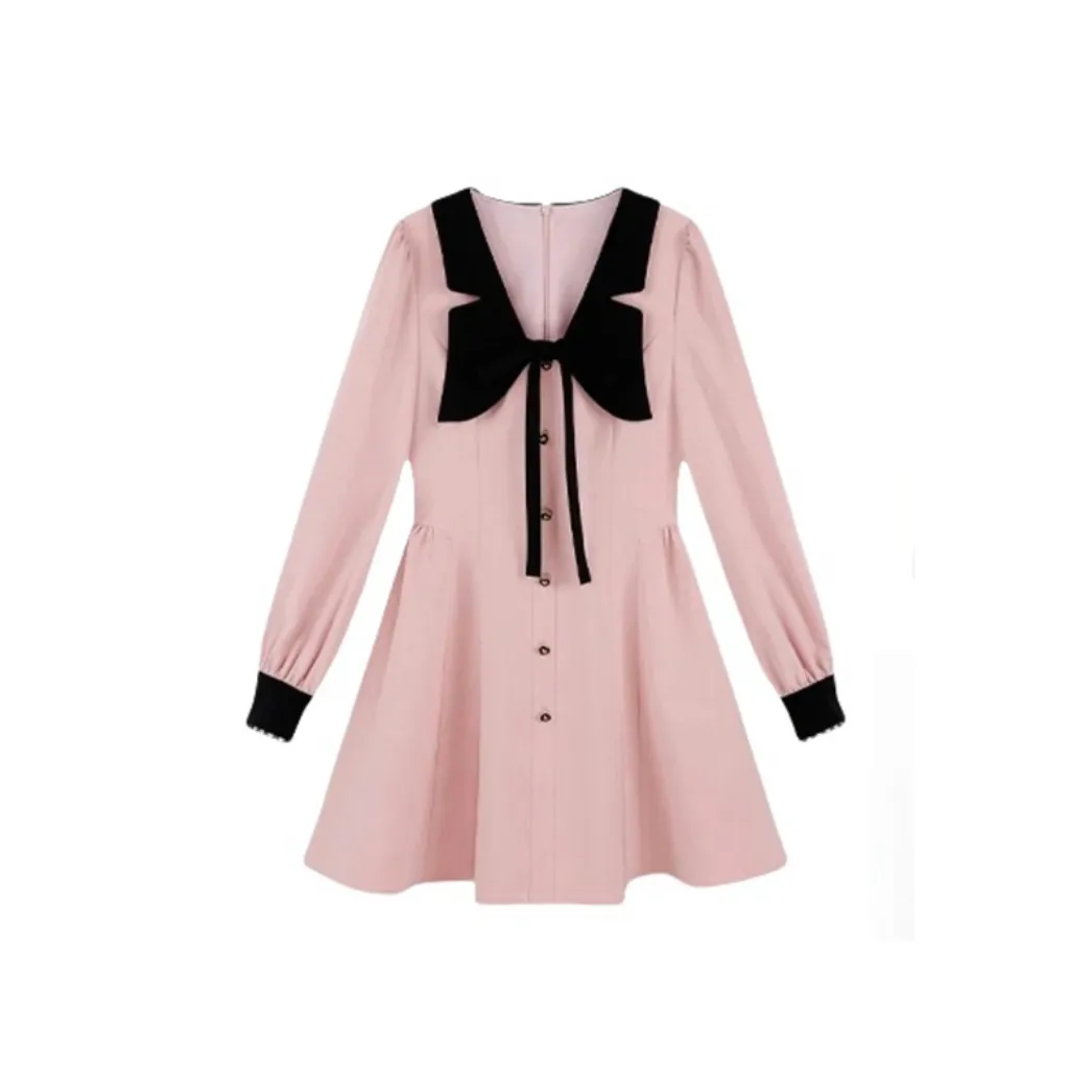 MISTVB Длинное платье с длинными рукавами женское