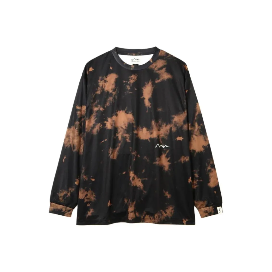 Manastash Tie Dye L S Топ Черный T Рубашка Мужская