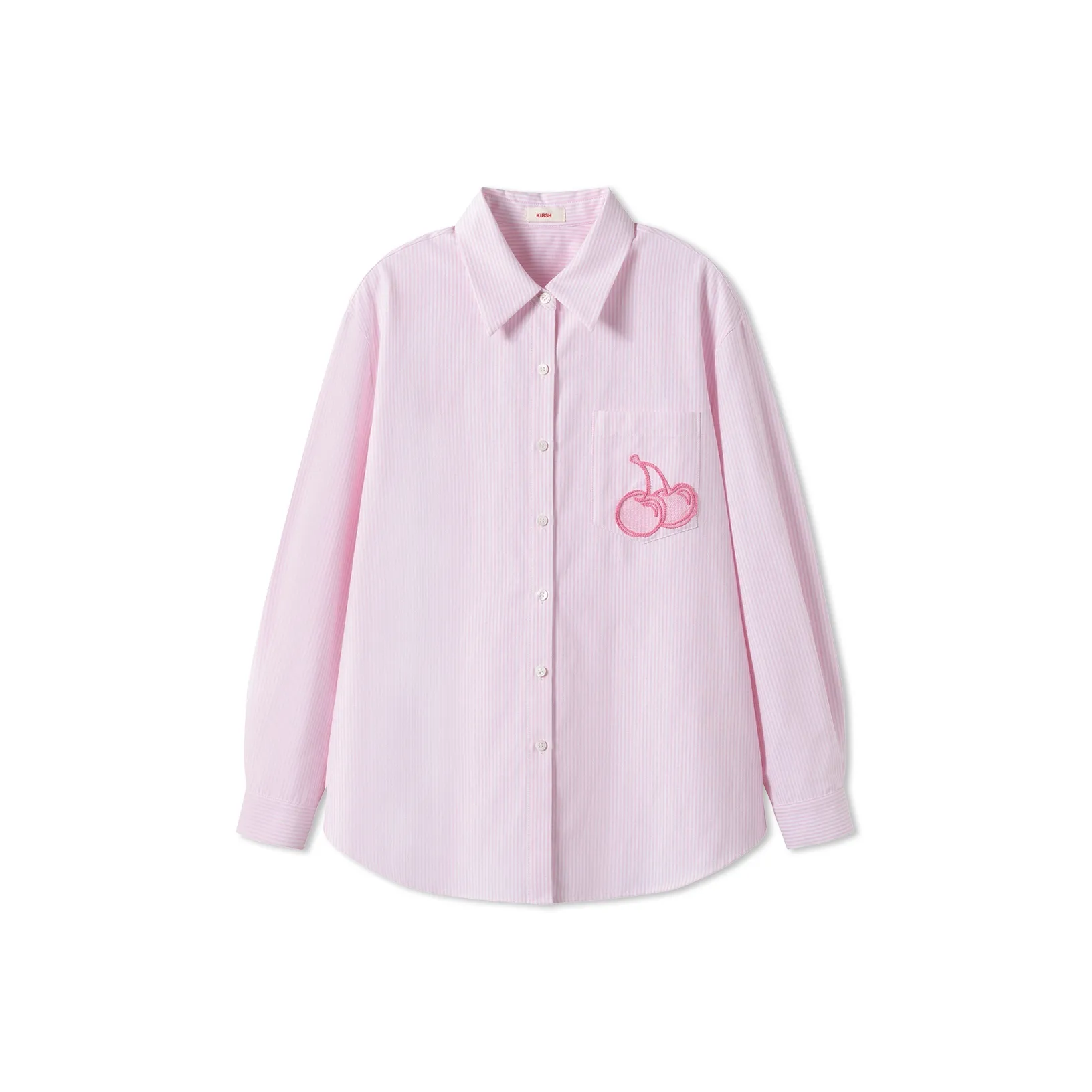 KIRSH Розовые полосы Женские Рубашки