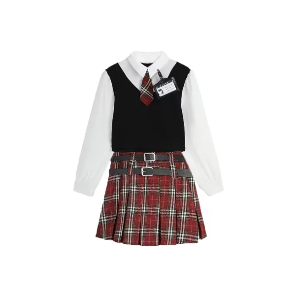 COVT Черный, Белый, Красный Женские Комплекты с Юбкой