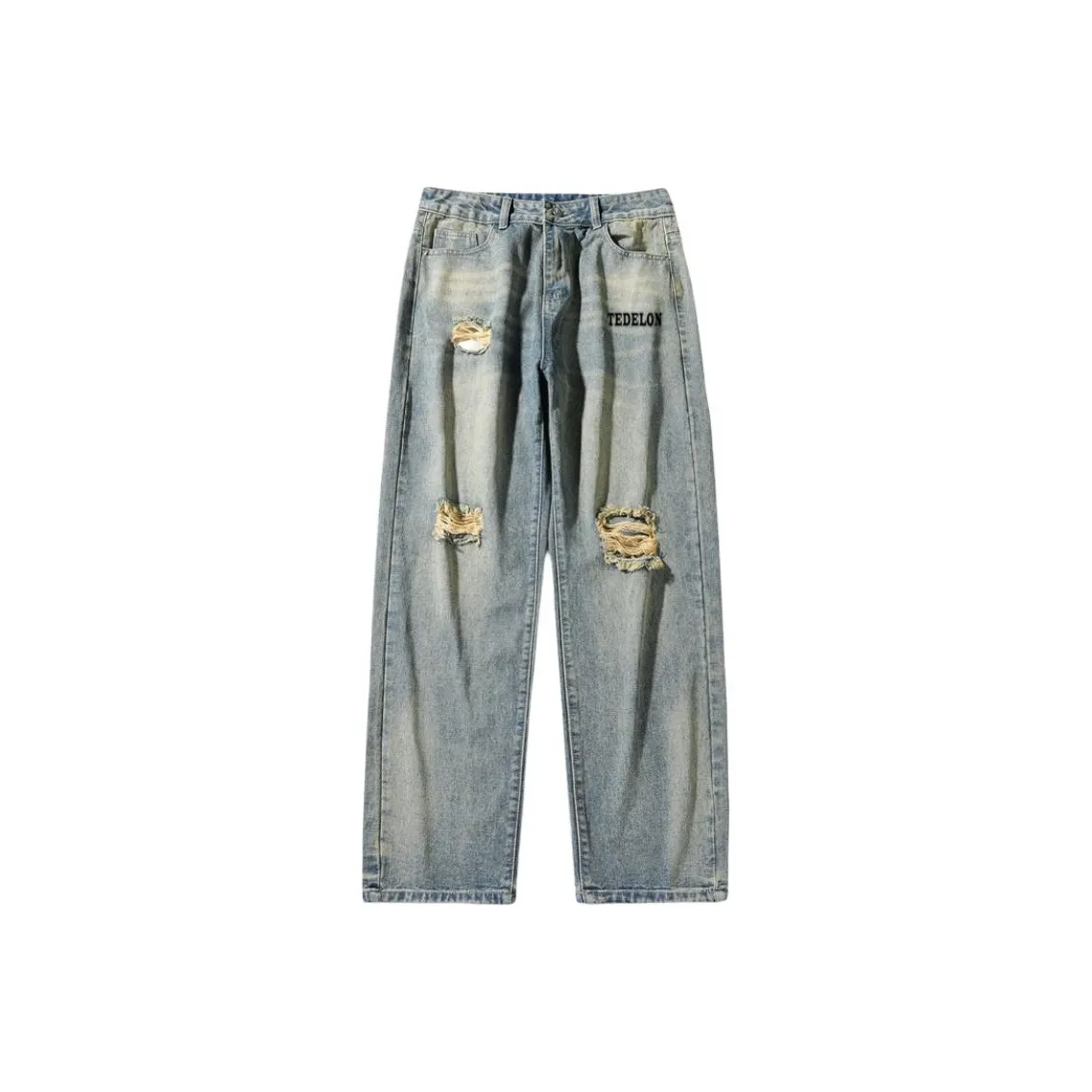 TAIZILONG 502 Синий Мужские Джинсы