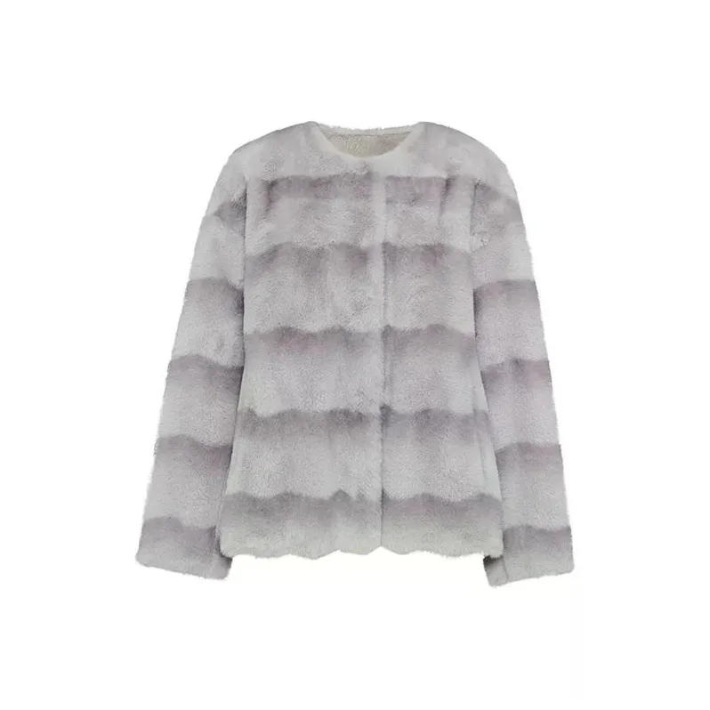 MEIYANG Фиолетовый Женский Куртки