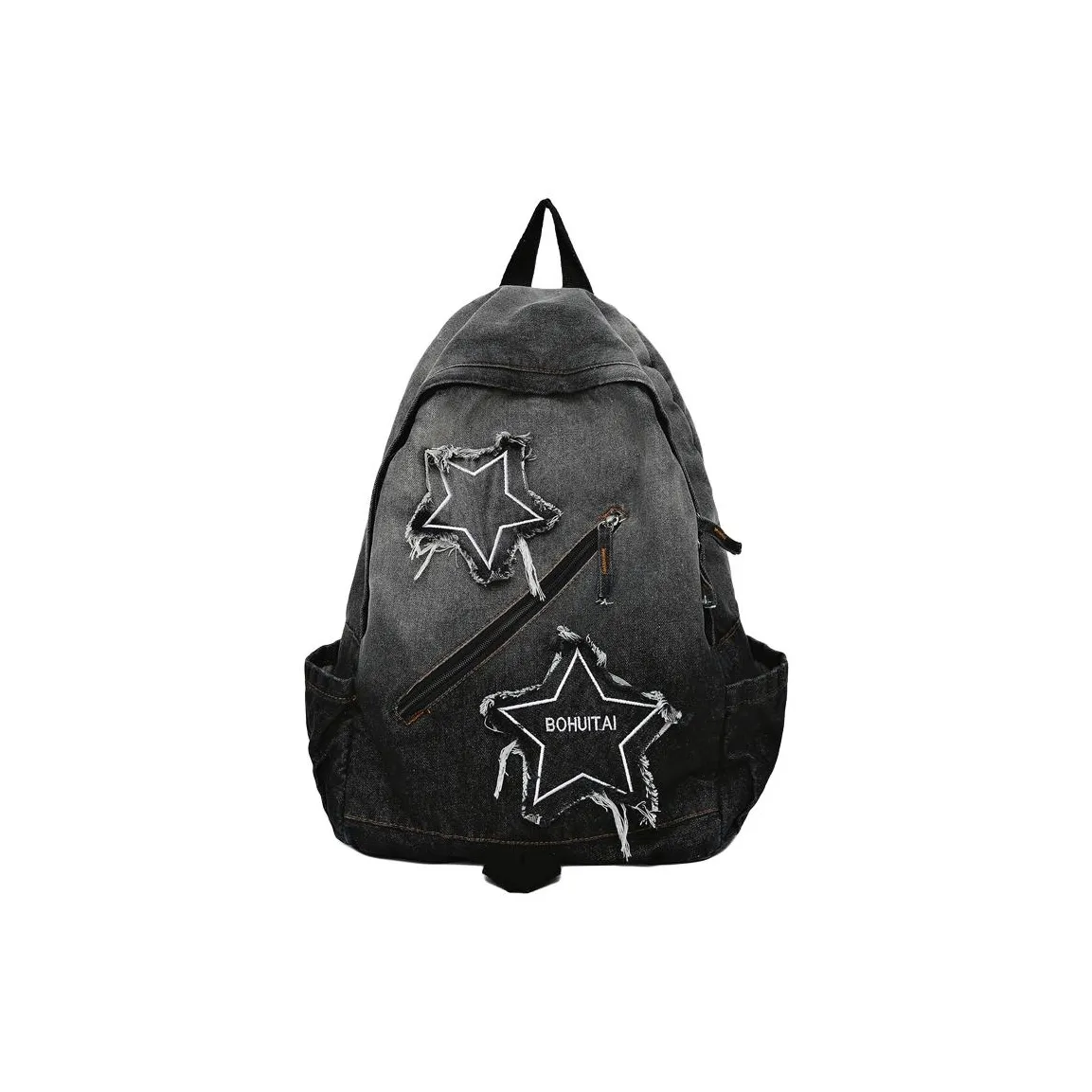 NOMK Denim Carry Backpack Unisex Black Blue NOMK Деним Carry Рюкзак Унисекс Черный Синий