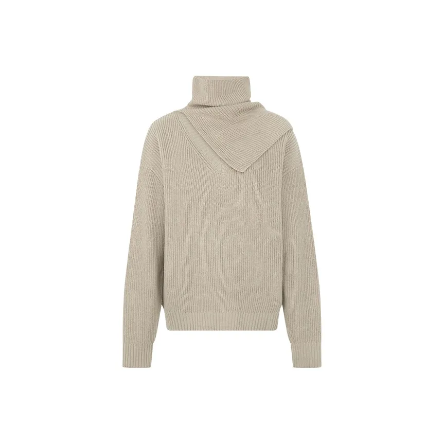 MEIYANG Khaki Женские Свитера