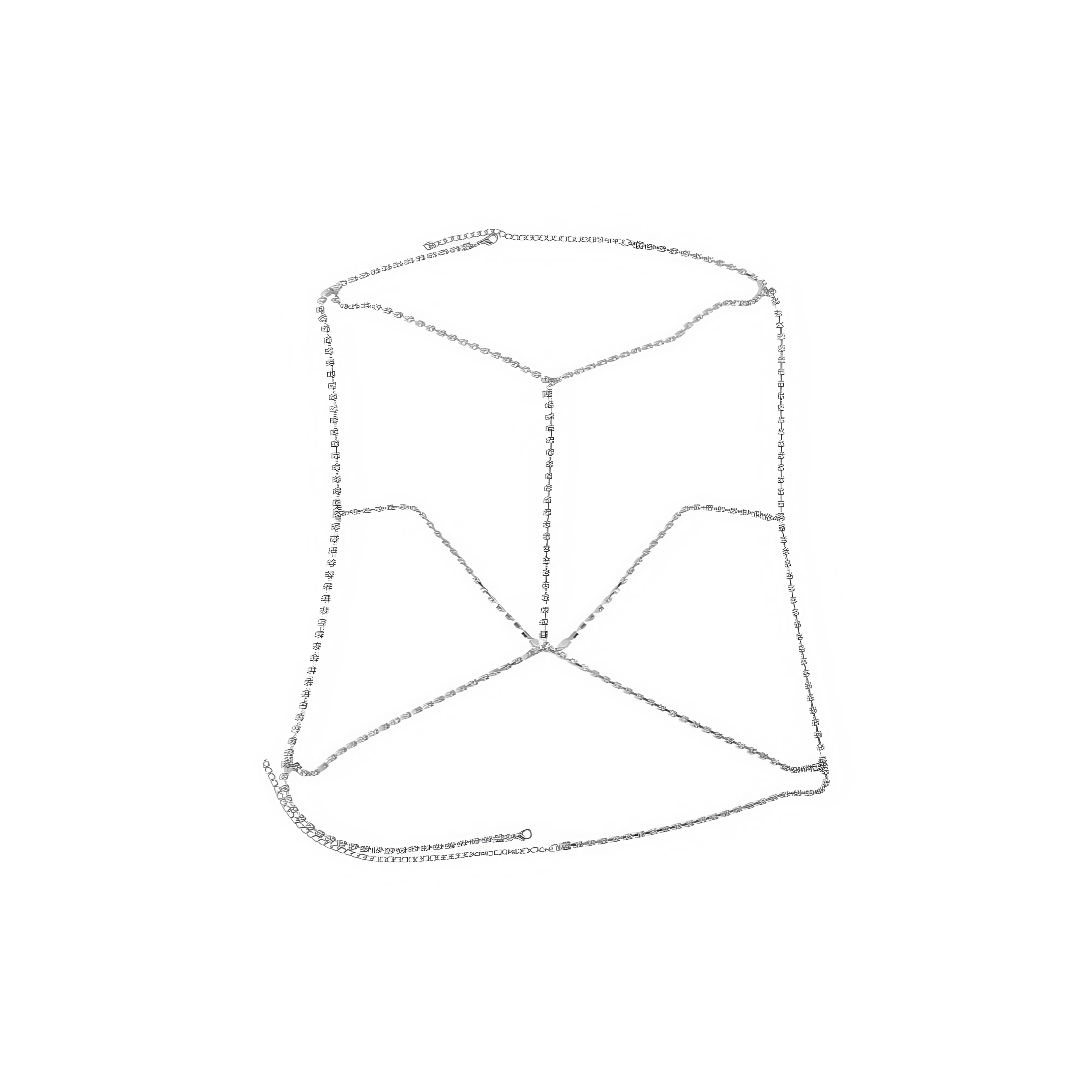 BKBU Титановые стальные цепочки для тела Женские