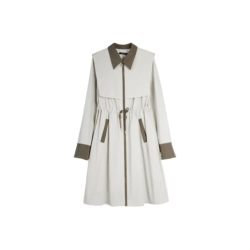 ELLE Длинное платье с длинными рукавами женское