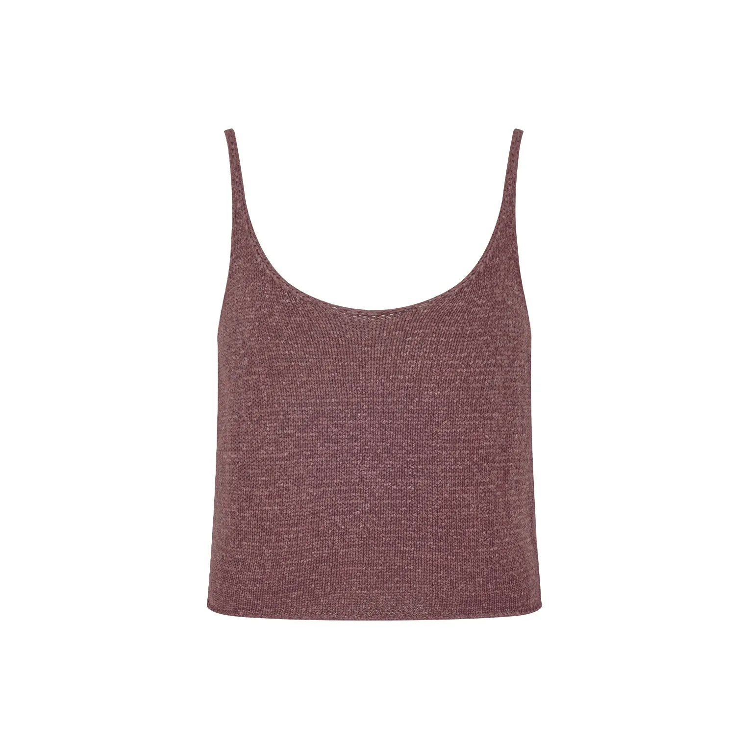 MEIYANG Бордовый Женский Топ без рукавов