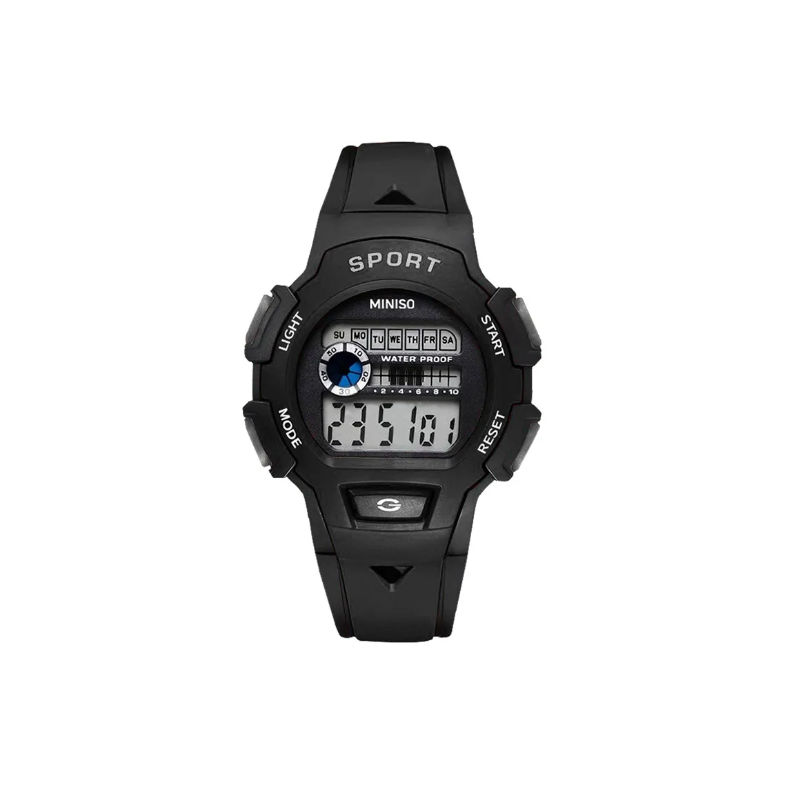 Miniso Electronic Механизм TPU Ремешок Часы Детские Черный Циферблат