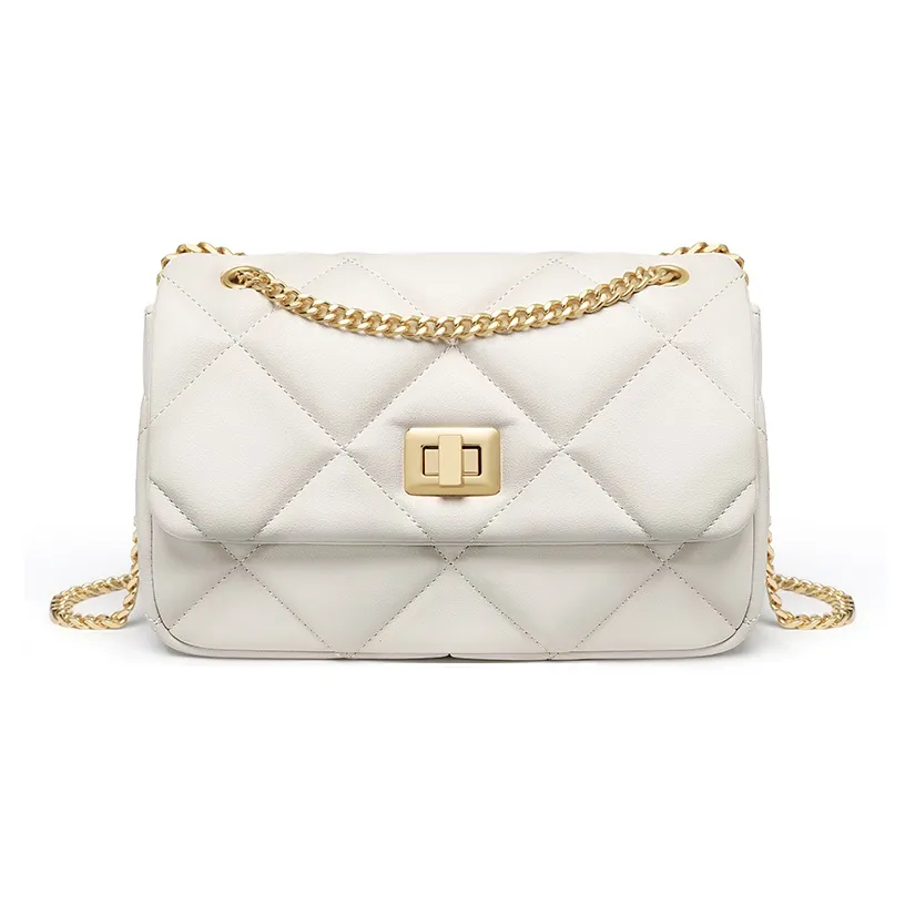 GOLF Синтетическая кожа коровья спилок сумка через плечо сумка на плечо обычная белый черный